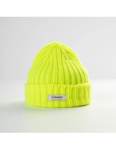 le bonnet logo acid yellow