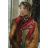 Foulard Laine & soie bordeaux